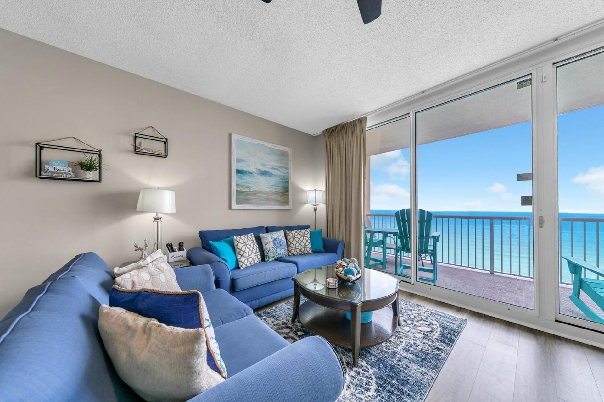 Stunning Ocean & Sunset Views, Direct Beach Access With 2 King Bedrooms At Panama City Beach, Fl Kültér fotó