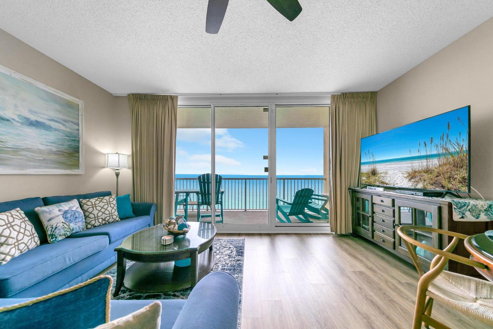 Stunning Ocean & Sunset Views, Direct Beach Access With 2 King Bedrooms At Panama City Beach, Fl Kültér fotó